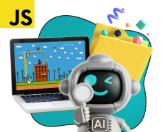Язык программирования JavaScript + AI. Проектное обучение + геймификация + AI-помощники - КИБЕРшкола программирования для детей, компьютерные курсы для школьников, начинающих и подростков - KIBERone г. Ломоносовский