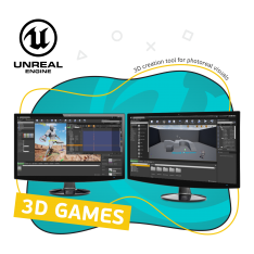 Unreal Engine 4. Игровой движок - КИБЕРшкола программирования для детей, компьютерные курсы для школьников, начинающих и подростков - KIBERone г. Ломоносовский