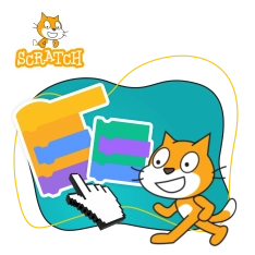 Scratch. Продвинутый уровень – создаём игры, как маленькие разработчики! - КИБЕРшкола программирования для детей, компьютерные курсы для школьников, начинающих и подростков - KIBERone г. Ломоносовский