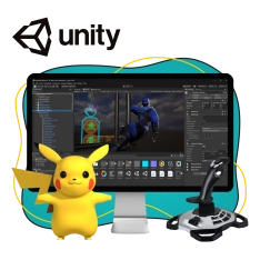 Мир игр на Unity 2D на популярном движке + AI-помощники - КИБЕРшкола программирования для детей, компьютерные курсы для школьников, начинающих и подростков - KIBERone г. Ломоносовский