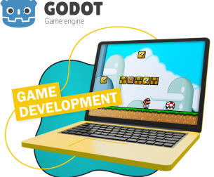 Godot.  Основа создания легендарных игр - КИБЕРшкола программирования для детей, компьютерные курсы для школьников, начинающих и подростков - KIBERone г. Ломоносовский